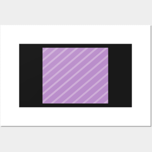 Diagonal lines - purple. Posters and Art